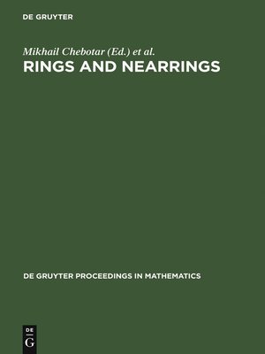 cover image of Rings and Nearrings
